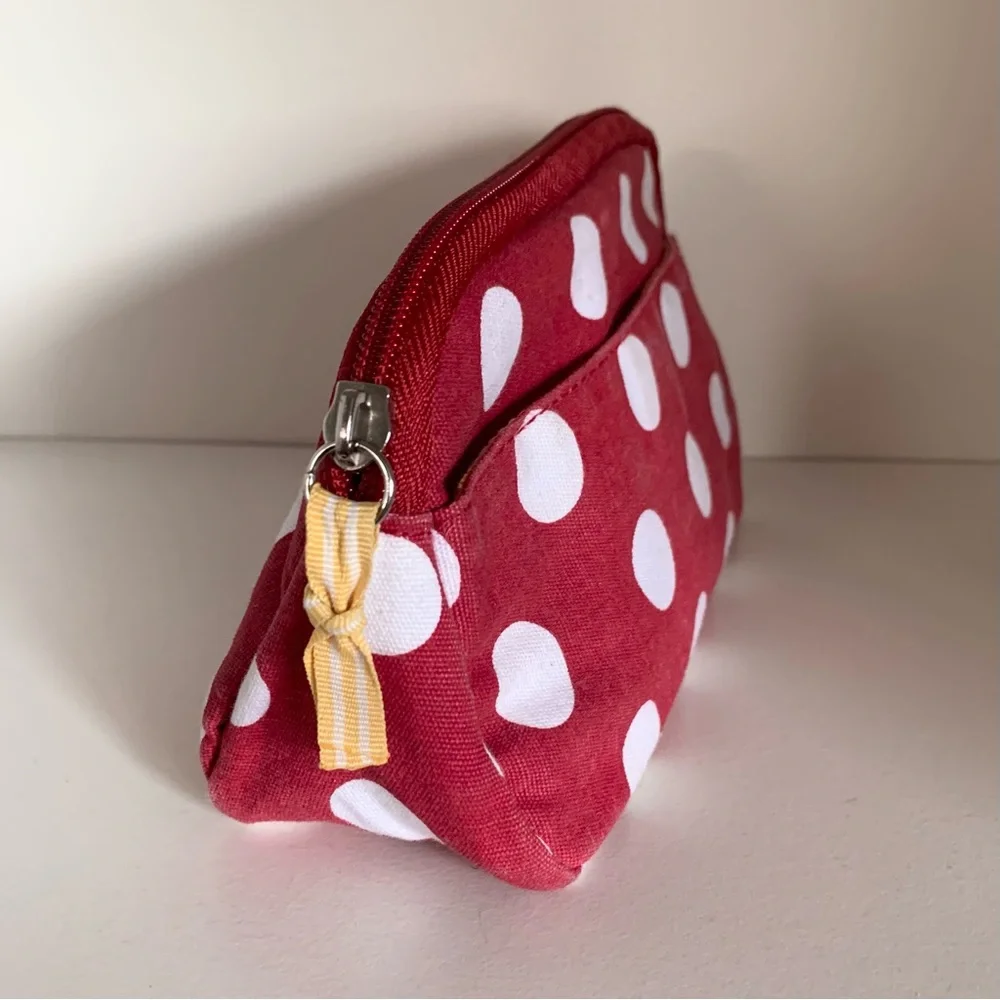 Vintage Burt’s bees Red Polka Dot zippy pouch